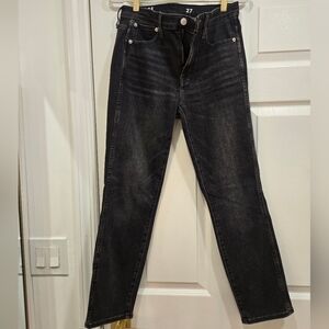 J. Crew Women's Dark Wash Straight Leg Jeans